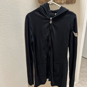 Twisted Heart jacket with crystal wings on the sleeve XL